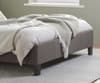 Berlin Grey Fabric Bed Frame - 5ft King Size