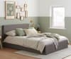 Berlin Grey Fabric Ottoman Storage Bed Frame - 4ft6 Double