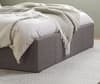 Berlin Grey Fabric Ottoman Storage Bed