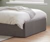 Berlin Grey Fabric Ottoman Storage Bed Frame - 5ft King Size