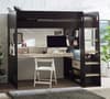 Blaze Black and Pale Wood Wooden Storage Gaming High Sleeper