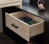 Blaze Black and Pale Wood Wooden Storage Gaming High Sleeper