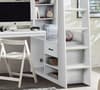 Blaze White Wooden Storage Gaming High Sleeper