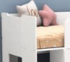 Kudl White Storage Mid Sleeper