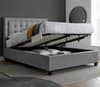 Brandon Grey Fabric Ottoman Bed