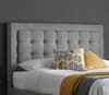 Brandon Grey Fabric Ottoman Bed