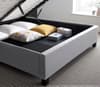 Brandon Grey Fabric Ottoman Bed