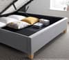 Brandon Grey Fabric Ottoman Bed