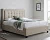 Brandon Oatmeal Fabric Ottoman Bed