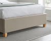 Brandon Oatmeal Fabric Ottoman Bed