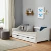 Brixton White Wooden Guest Bed