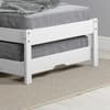 Buxton White Guest Bed with 2 Clay Mattresses Included