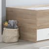 Camden White and Oak Wooden Cabin Bed