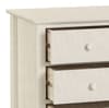 Cameo Stone White 3 + 2 Drawer Chest