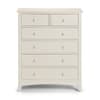 Cameo Stone White 4 + 2 Drawer Chest