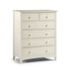 Cameo Stone White 4 + 2 Drawer Chest