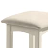 Cameo Stone White Dressing Stool