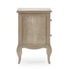 Camille Oak 2 Drawer Wooden Bedside Table