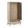 Camille Oak 2-Door Wooden Combination Wardrobe