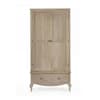 Camille Oak 2-Door Wooden Combination Wardrobe