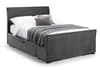 Capri Dark Grey Velvet 2 Drawer Storage Bed