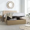 Carson Oak Rattan Wooden Ottoman Storage Bed