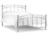 Chatsworth Silver Finish Metal Bed