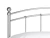 Chatsworth Silver Finish Metal Bed Frame - 4ft6 Double