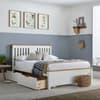 Chester White and Oak Wooden Bed