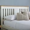 Chester White and Oak Wooden Bed