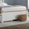 Chester White and Oak Wooden Bed