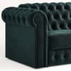 Chesterfield Cobalt 2 Seater Chenille Sofa Bed