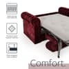 Chesterfield Sketch 2 Seater Chenille Sofa Bed