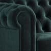 Chesterfield Cobalt 3 Seater Chenille Sofa Bed