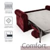 Chesterfield Cobalt 3 Seater Chenille Sofa Bed