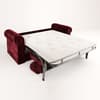 Chesterfield Charcoal 3 Seater Velvet Sofa Bed