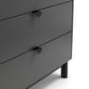 Chloe Grey Wooden 4 Drawer Chest