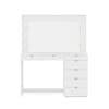 Chloe White Wooden 7 Drawer Dressing Table