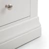 Clermont White Wooden 2 Drawer Bedside Table