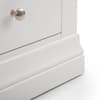 Clermont Surf White Wooden 2 Drawer Bedside Table