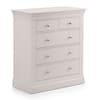 Clermont Light Grey Wooden 3+2 Drawer Chest