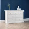 Clermont White Wooden 4+3 Drawer Chest