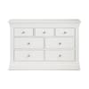 Clermont White Wooden 4+3 Drawer Chest