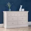 Clermont Light Grey Wooden 4+3 Drawer Chest