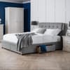 Clermont Surf White Wooden Combination Wardrobe