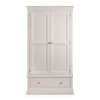 Clermont Light Grey Wooden Combination Wardrobe