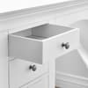 Clermont Surf White 6-Drawer Wooden Dressing Table