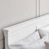 Clermont Surf White Wooden Bed