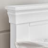 Clermont Surf White Wooden Bed