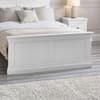 Clermont Surf White Wooden Bed